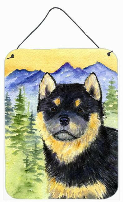 Shiba Inu Aluminium Metal Wall or Door Hanging Prints by Caroline's Treasures