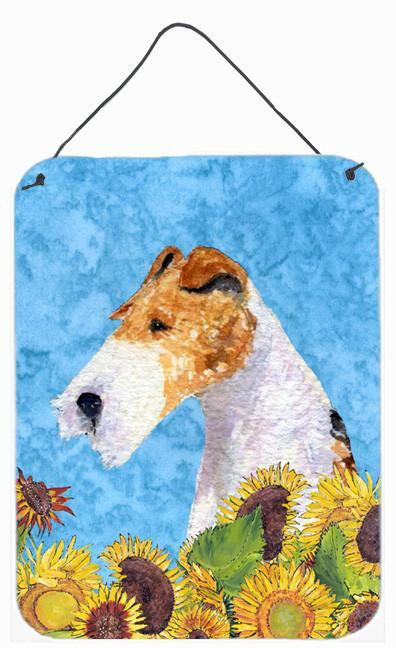 Fox Terrier Aluminium Metal Wall or Door Hanging Prints by Caroline's Treasures