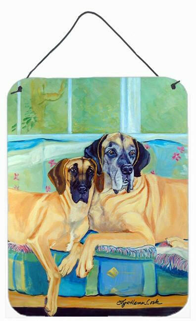 Great Dane Aluminium Metal Wall or Door Hanging Prints by Caroline's Treasures