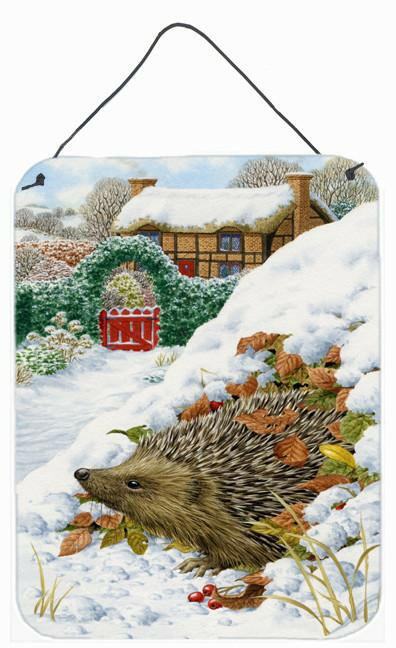 Hedgehog Holiday Wall or Door Hanging Prints ASA2158DS1216 by Caroline's Treasures