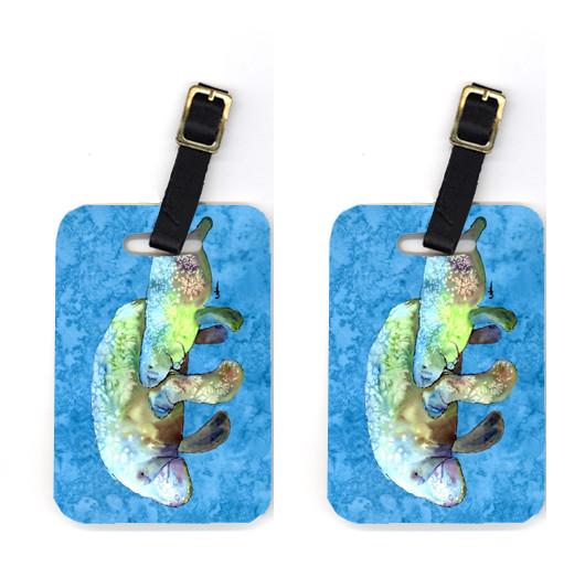 Pair of Manatee Luggage Tags by Caroline's Treasures