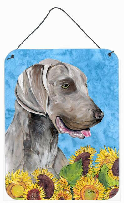 Weimaraner Aluminium Metal Wall or Door Hanging Prints by Caroline&#39;s Treasures