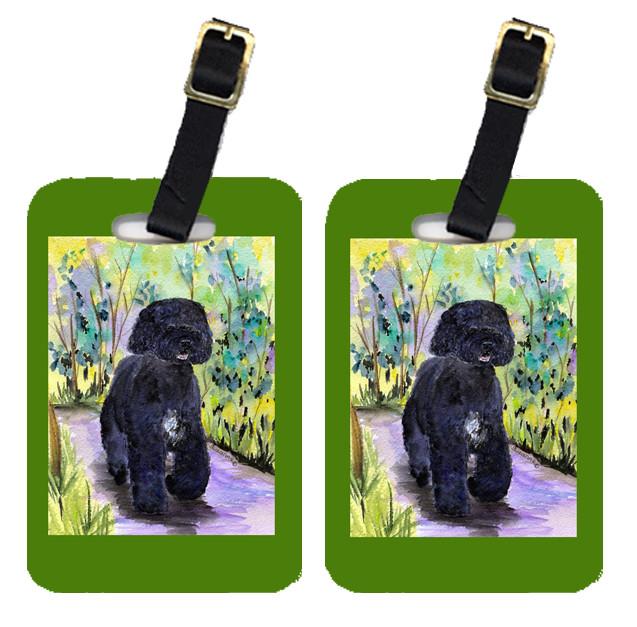 Pair of 2 Portuguese Water Dog Luggage Tags by Caroline's Treasures