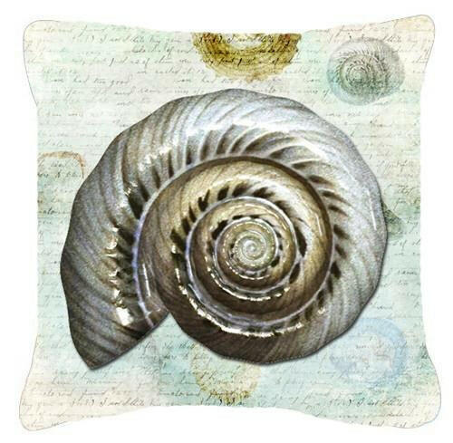 Shells    Canvas Fabric Decorative Pillow by Caroline's Treasures