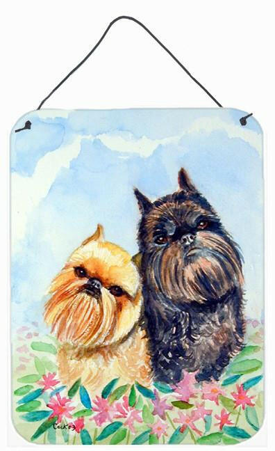 Brussels Griffon Aluminium Metal Wall or Door Hanging Prints by Caroline&#39;s Treasures