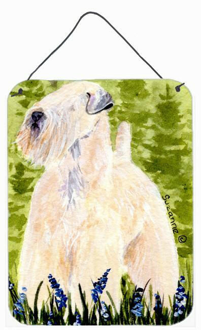 Wheaten Terrier Soft Coated Aluminium Metal Wall or Door Hanging Prints by Caroline&#39;s Treasures