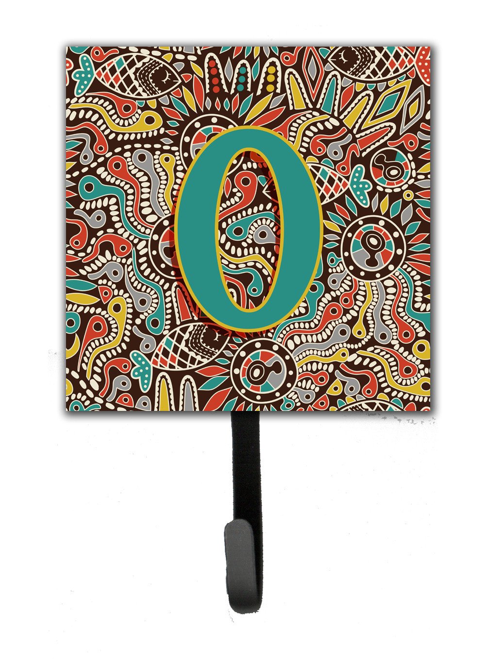 Letter O Retro Tribal Alphabet Initial Leash or Key Holder CJ2013-OSH4 by Caroline&#39;s Treasures