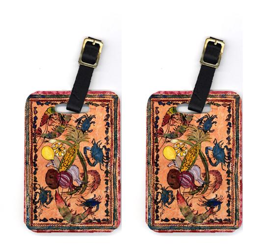 Pair of Crab Luggage Tags by Caroline&#39;s Treasures