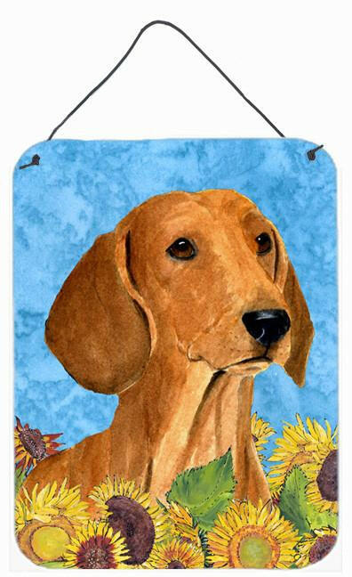 Dachshund Aluminium Metal Wall or Door Hanging Prints by Caroline's Treasures