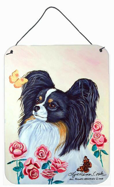 Papillon Aluminium Metal Wall or Door Hanging Prints by Caroline's Treasures