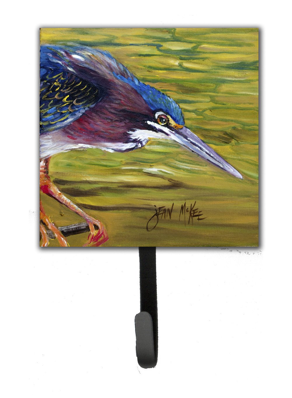 Green Heron Leash or Key Holder JMK1226SH4 by Caroline&#39;s Treasures