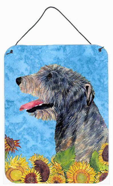 Irish Wolfhound Aluminium Metal Wall or Door Hanging Prints by Caroline's Treasures