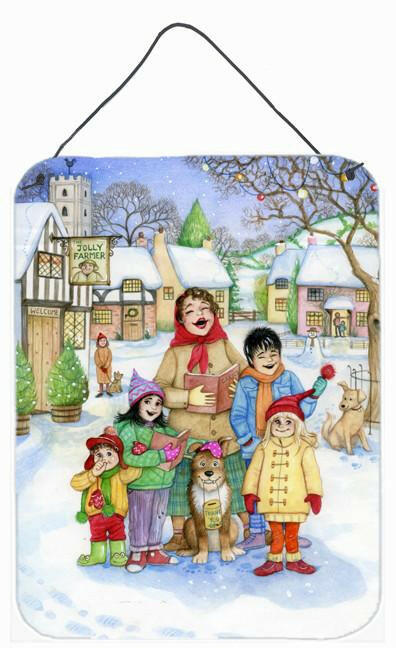 Christmas Carol Singers Wall or Door Hanging Prints CDCO0410DS1216 by Caroline's Treasures