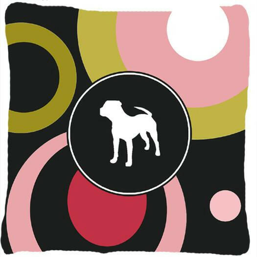 Pit Bull Decorative   Canvas Fabric Pillow by Caroline's Treasures