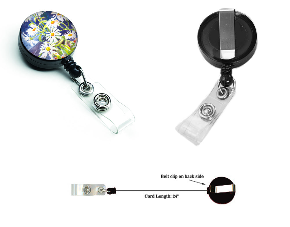 Flowers - Daisy Retractable Badge Reel 6003BR  the-store.com.