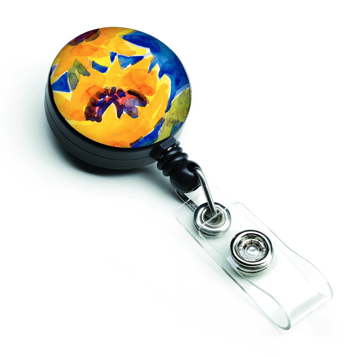 Flower - Sunflower Retractable Badge Reel 6012BR  the-store.com.