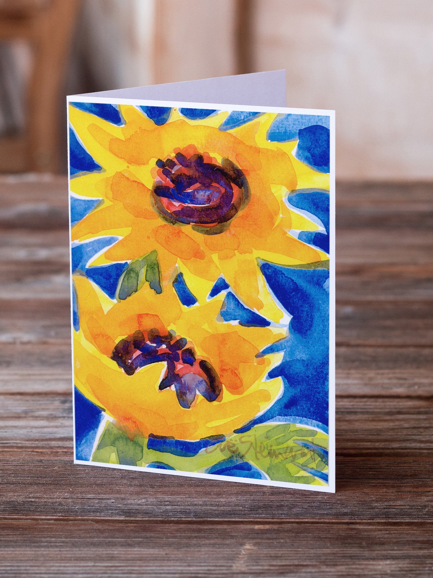 Buy this Flower - Sunflower Greeting Cards and Envelopes Pack of 8