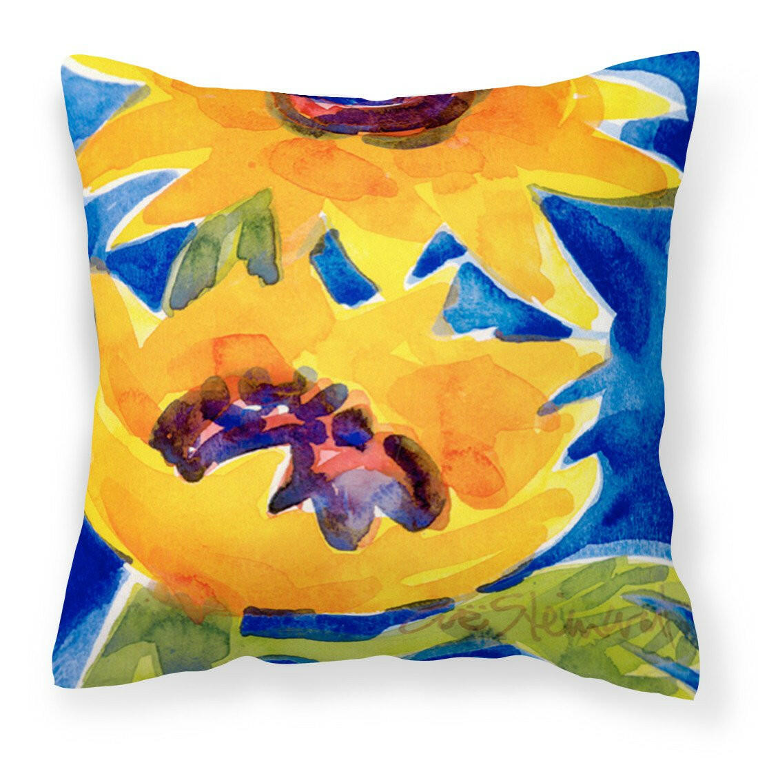 Flower - Sunflower Decorative   Canvas Fabric Pillow - the-store.com