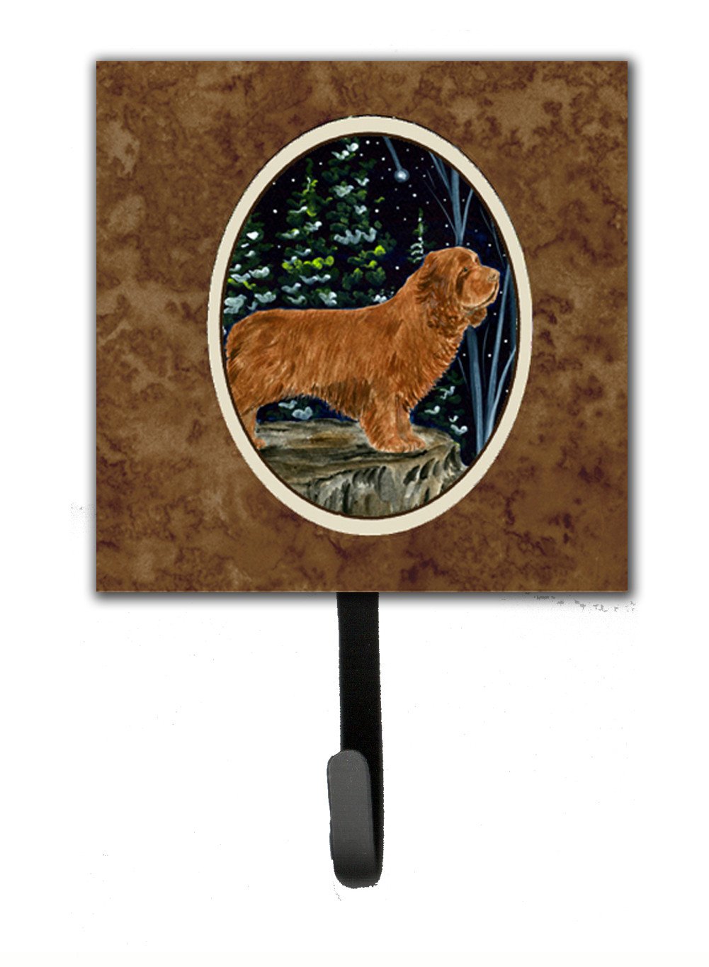 Sussex Spaniel Leash Holder or Key Hook by Caroline's Treasures