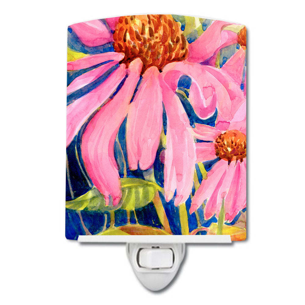 Flower - Coneflower Ceramic Night Light 6027CNL - the-store.com