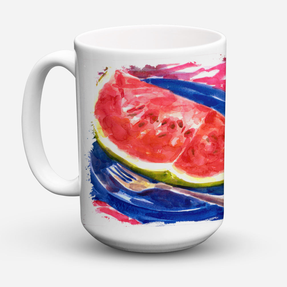 Watermelon Dishwasher Safe Microwavable Ceramic Coffee Mug 15 ounce 6028CM15  the-store.com.