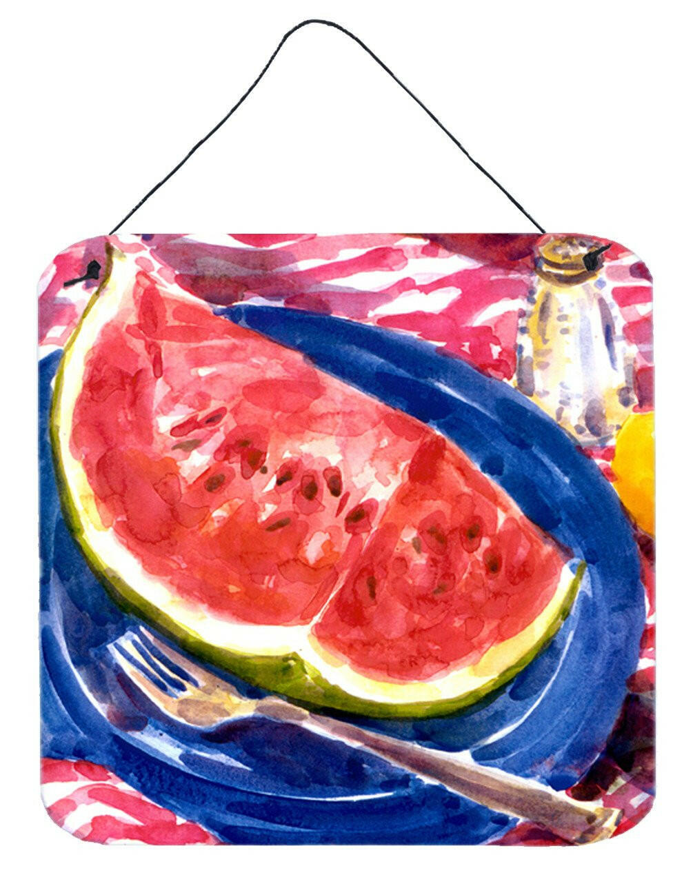 Watermelon Aluminium Metal Wall or Door Hanging Prints by Caroline's Treasures