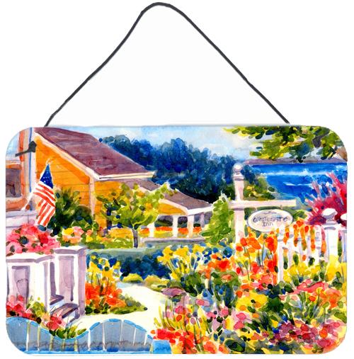 Seaside Beach Cottage  Indoor Aluminium Metal Wall or Door Hanging Prints by Caroline&#39;s Treasures