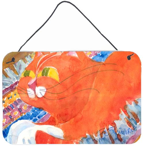 Cat Indoor Aluminium Metal Wall or Door Hanging Prints by Caroline&#39;s Treasures