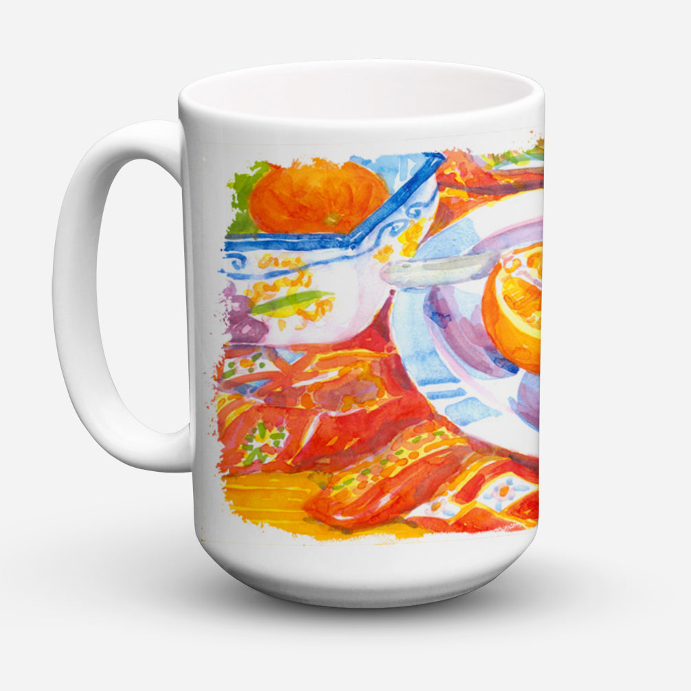 Florida Oranges Sliced for breakfast Dishwasher Safe Microwavable Ceramic Coffee Mug 15 ounce 6035CM15  the-store.com.