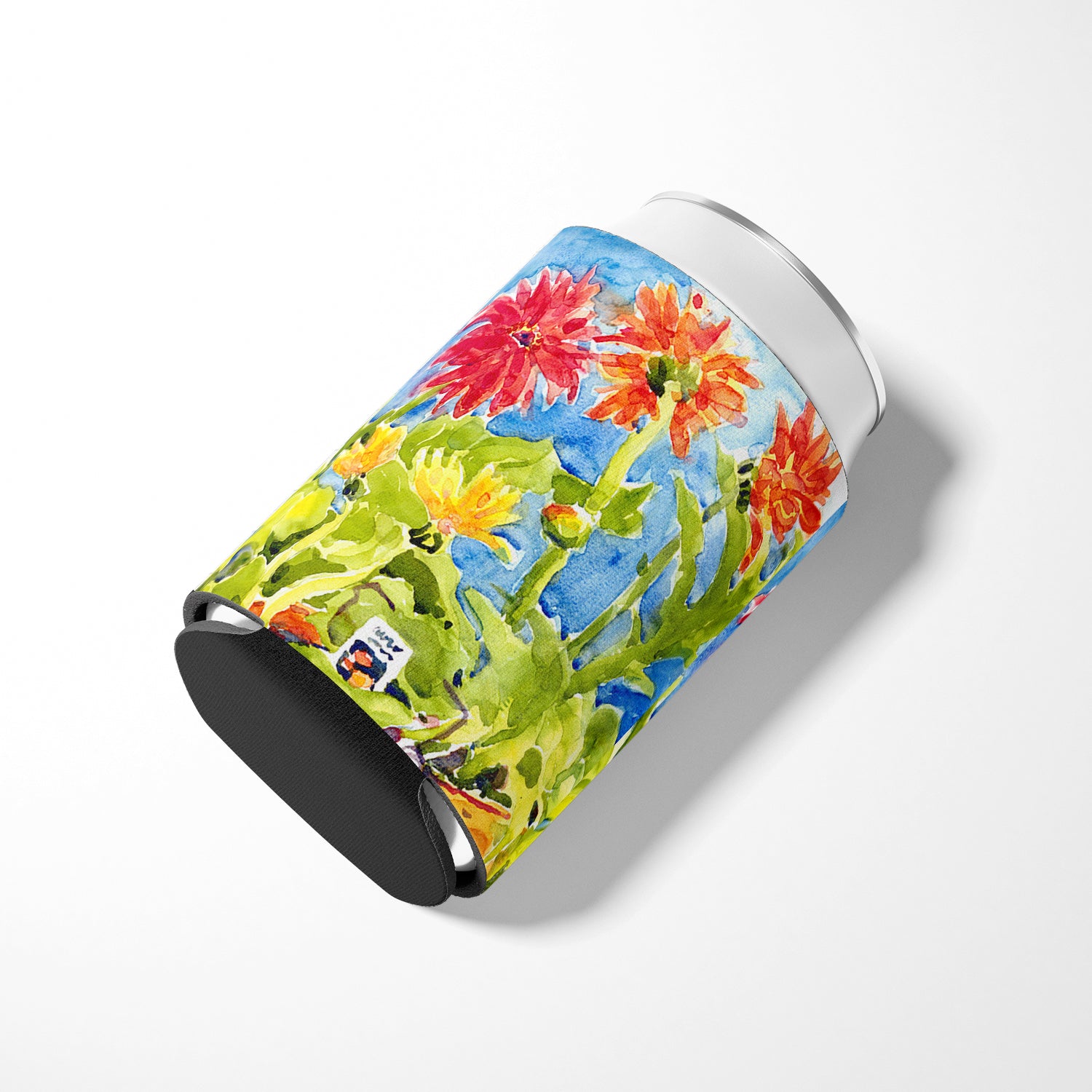 Flower - Gerber Daisies Can or Bottle Beverage Insulator Hugger.