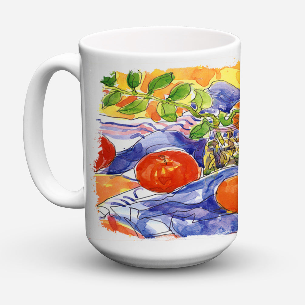 Apples Dishwasher Safe Microwavable Ceramic Coffee Mug 15 ounce 6047CM15  the-store.com.