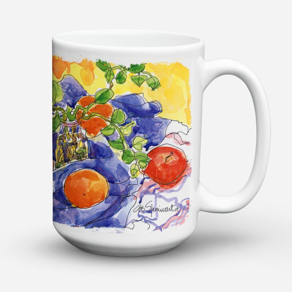 Apples Dishwasher Safe Microwavable Ceramic Coffee Mug 15 ounce 6047CM15  the-store.com.