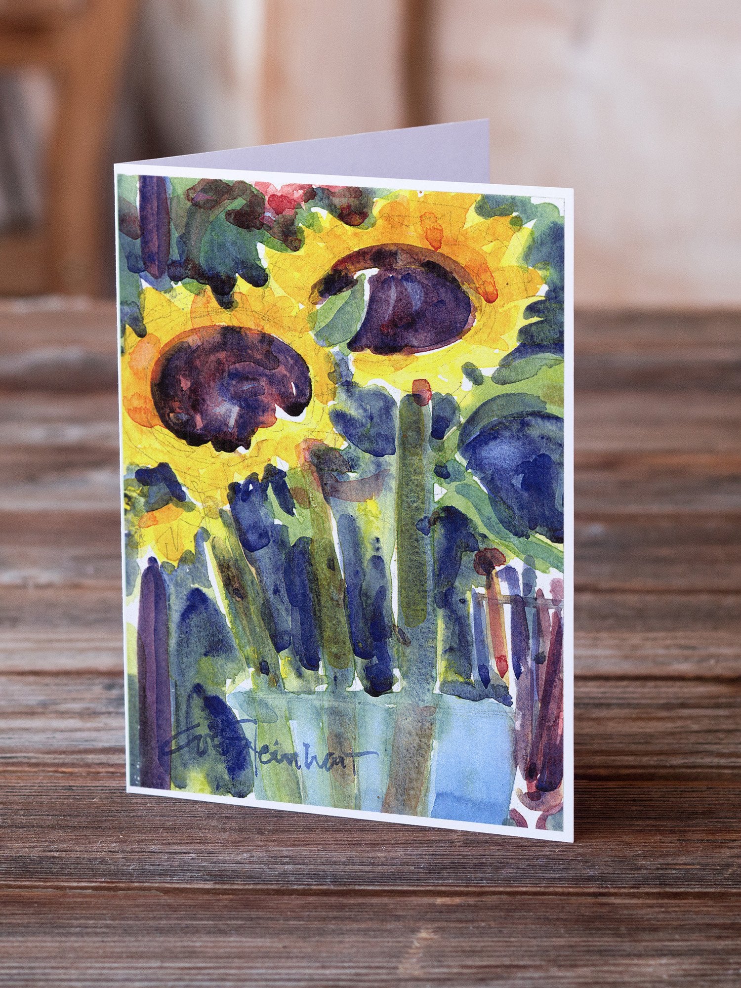 Buy this Flower - Sunflower Greeting Cards and Envelopes Pack of 8