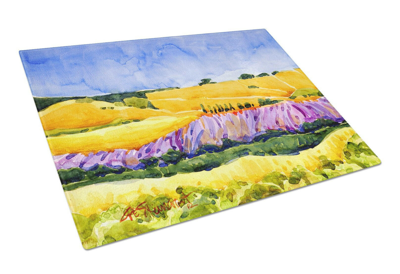 Landscape Glass Cutting Board Large by Caroline's Treasures