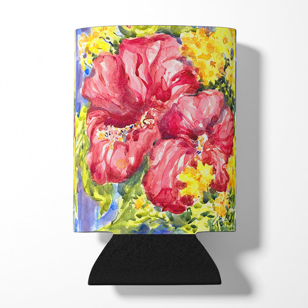 Flower - Hibiscus Can or Bottle Beverage Insulator Hugger.