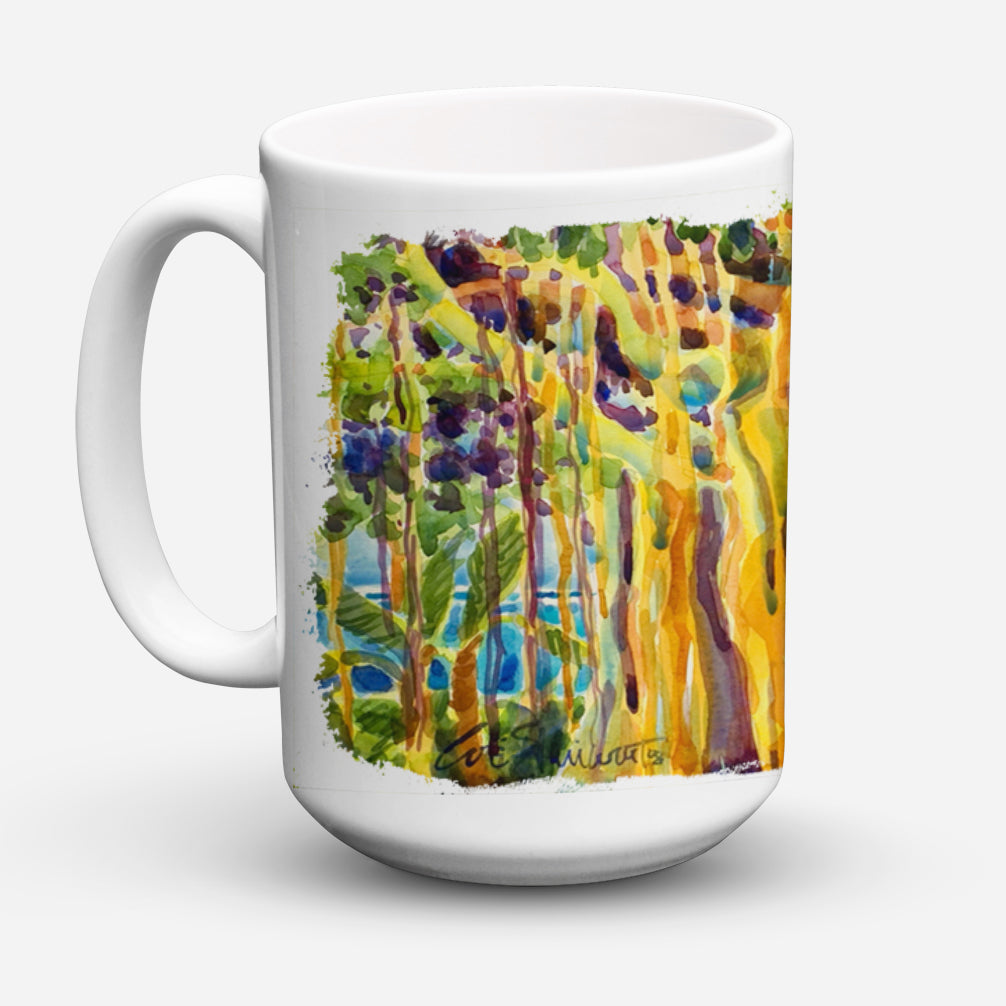 Tree - Banyan Tree Dishwasher Safe Microwavable Ceramic Coffee Mug 15 ounce 6064CM15  the-store.com.