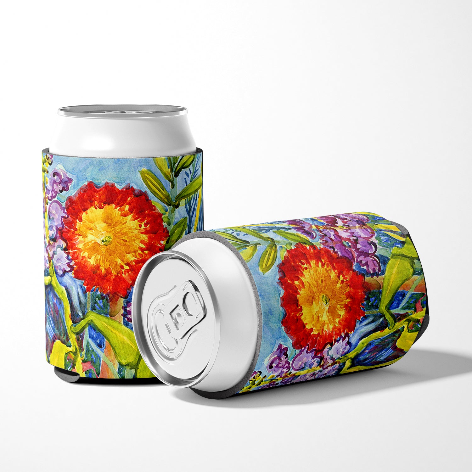 Flower - Sunflower Can or Bottle Beverage Insulator Hugger.