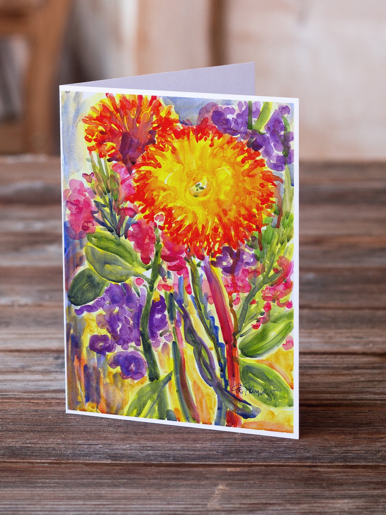 Buy this Flower - Aster Greeting Cards and Envelopes Pack of 8