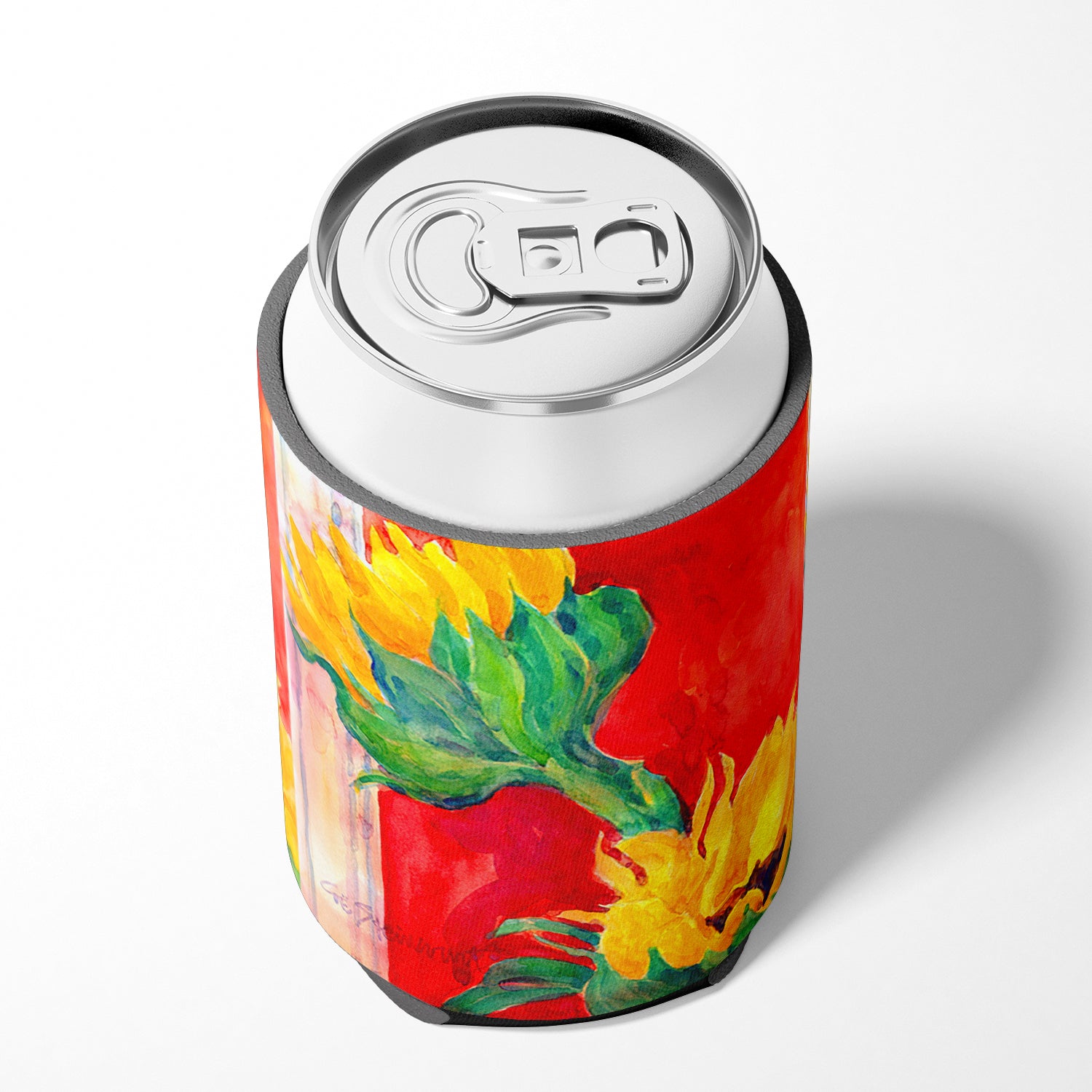 Flower - Sunflower Can or Bottle Beverage Insulator Hugger.