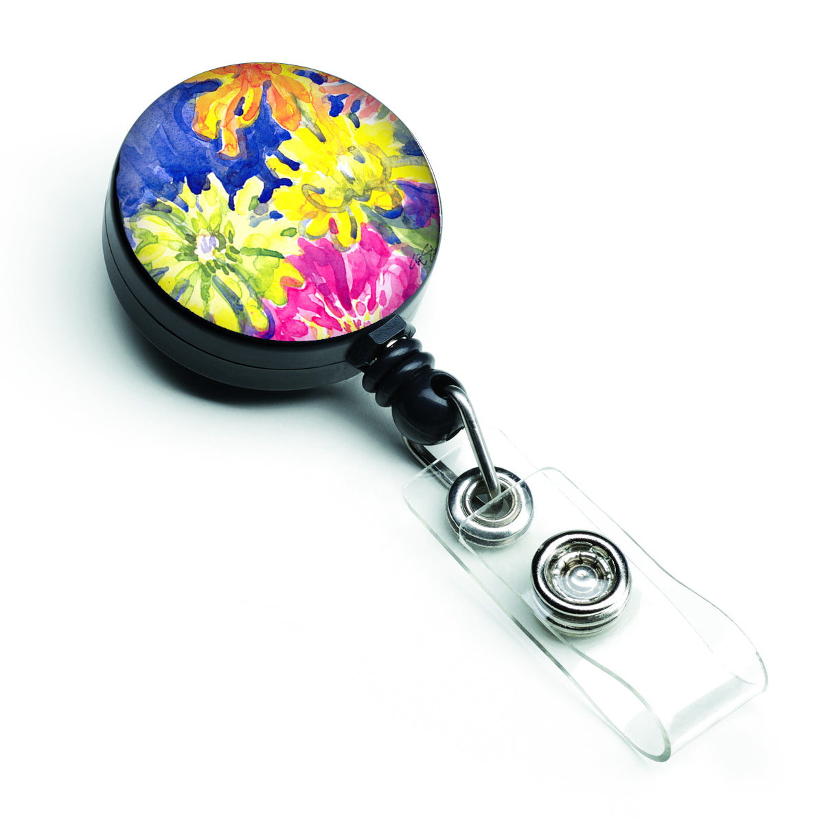 Flower Retractable Badge Reel 6122BR  the-store.com.