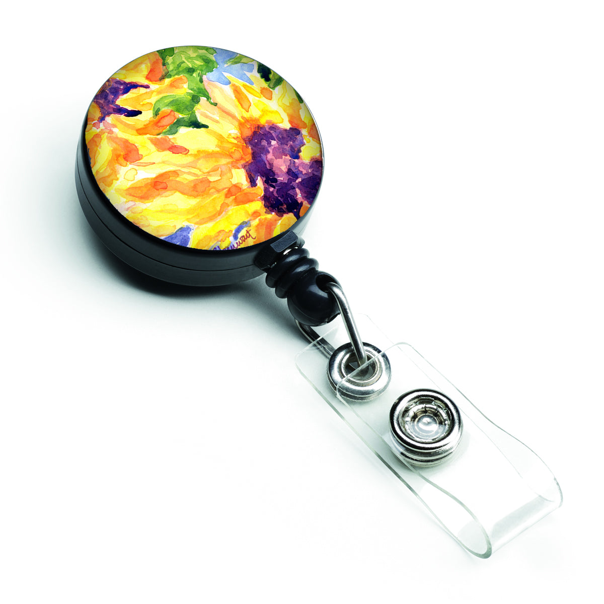 Flower - Sunflower Retractable Badge Reel 6132BR  the-store.com.