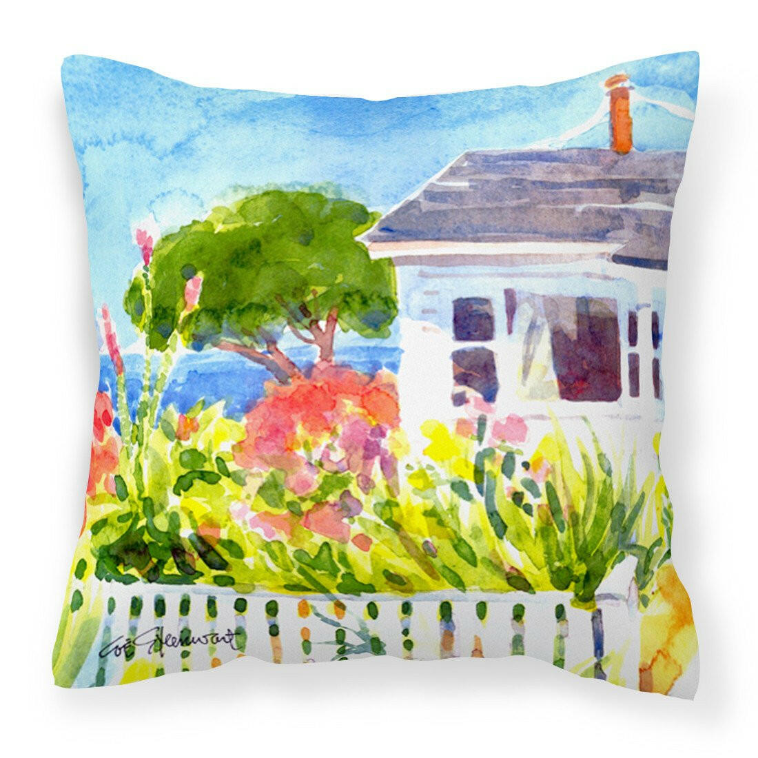 Houses Decorative   Canvas Fabric Pillow - the-store.com