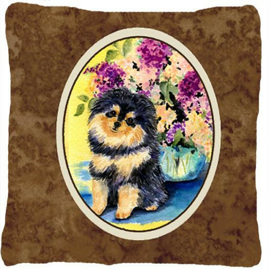 Pomeranian Decorative   Canvas Fabric Pillow by Caroline&#39;s Treasures