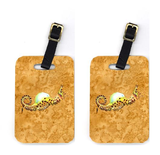 Pair of Seahorse Luggage Tags by Caroline&#39;s Treasures