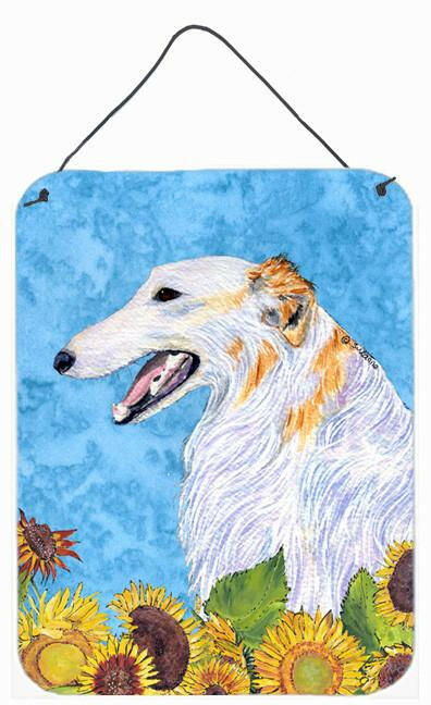 Borzoi Aluminium Metal Wall or Door Hanging Prints by Caroline's Treasures