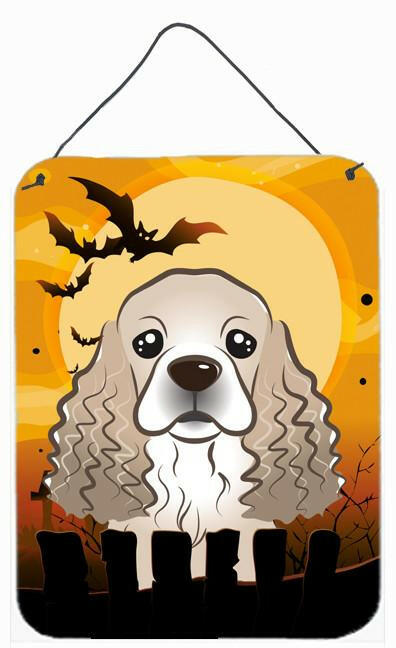 Halloween Cocker Spaniel Wall or Door Hanging Prints BB1774DS1216 by Caroline's Treasures