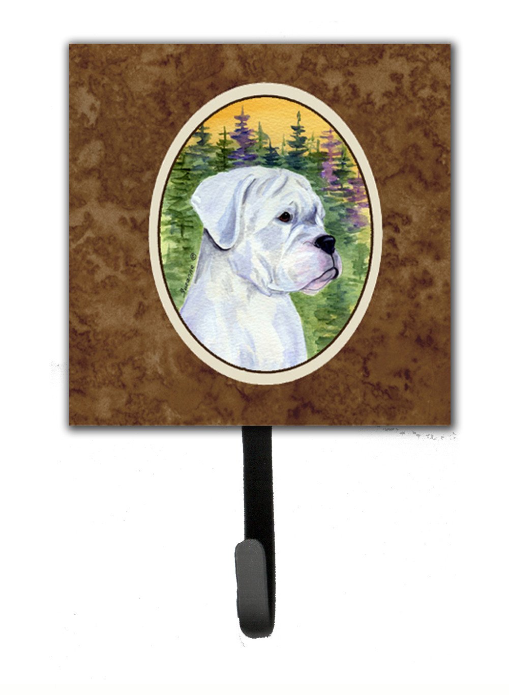 Boxer Leash Holder or Key Hook by Caroline&#39;s Treasures