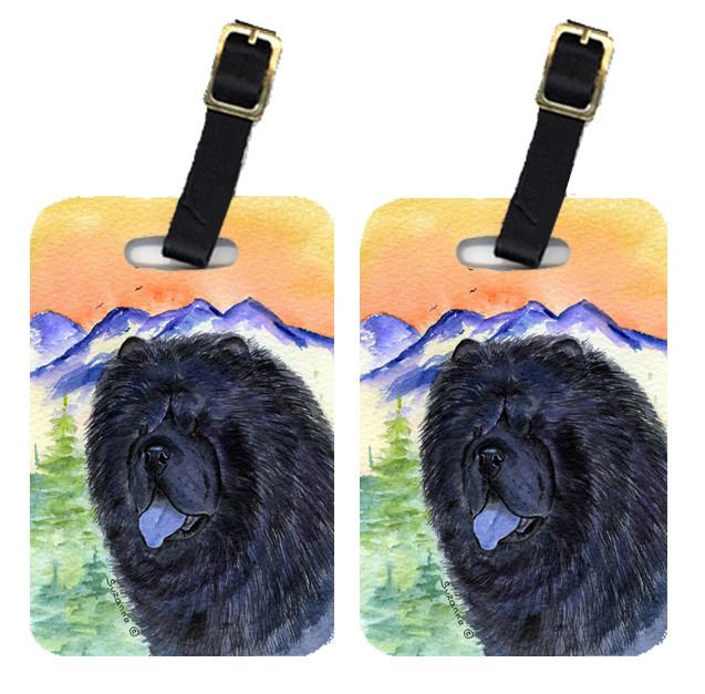 Pair of 2 Chow Chow Luggage Tags by Caroline&#39;s Treasures