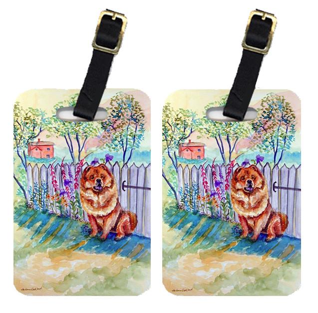 Pair of 2 Chow Chow Luggage Tags by Caroline&#39;s Treasures