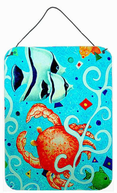 Crabby Crab Wall or Door Hanging Prints PJC1051DS1216 by Caroline&#39;s Treasures